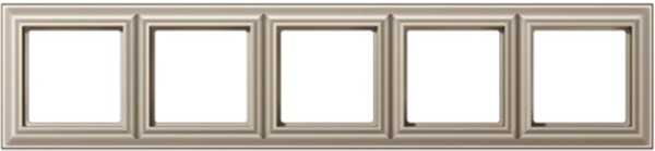 Рамка  JUNG ECO PROFI STANDART, 5 постовая, цвет шампань